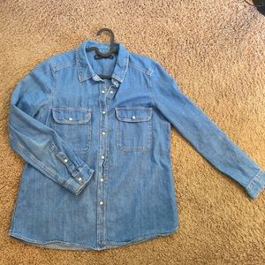 Zara denim shirt